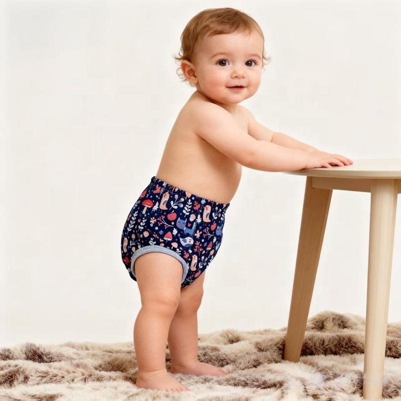 Soft Baby Polyester Fiber Training Pants