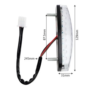 Universel Pour ATV <span class=keywords><strong>Quad</strong></span> Kart Cafe Racer Indicateur Lampe Moto <span class=keywords><strong>Feu</strong></span> De Frein Arrière LED Feux Arrière - Product Image 5