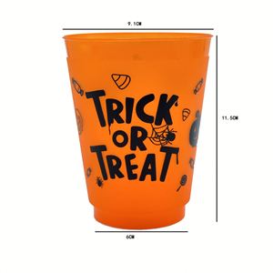Wholesale Halloween Frosted <b>Plastic</b> Cups 15oz Reusable Party Drinkware Matte Stadium Bulk Order - Product Image 5