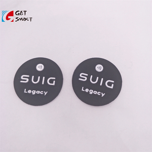 Étiquette NFC en tissu pour vêtements avec logo personnalisé GSC 13,56 MHz, étiquette NFC pour le linge à repasser - Product Image 1