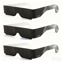 Lunettes d'éclipse en papier personnalisées pour enfants - Fournitures de fête sécuritaires avec logo