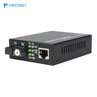 Equipo de red de fibra óptica de alta calidad 10/100Mbps 10G POE ++ Switch RJ45 Transceptor Media Converter