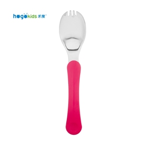 Juego de Cuchara y Tenedor de Plástico PP de Grado Alimenticio para Bebés, con Estuche Plegable Portátil, Utensilios de Alimentación para Bebés y Niños Pequeños, Kit de Viaje Hogo Kids - Product Image 2