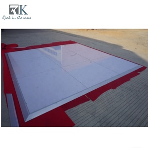 Interlocking Dance Floor Fireproof Dance Flooring Mobile Dance Floor with Aluminum Edges Non-Slip Dance Floor Panels for Dance - Product Image 4