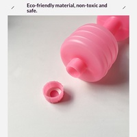 Haltères remplissables d'eau transfrontaliers pour femmes – Équipement de fitness pour la maison, les voyages et l'extérieur – Kit d'entraînement des bras pour débutants – Remplissage à l'eau