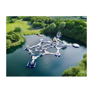 Preço de Fábrica Parque Aquático Flutuante Grande Parques Aquáticos Infláveis Equipamento de Recreação Aquática Incrível - Product Image 2