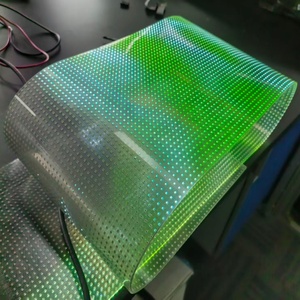 Schermo LED Trasparente, Produttore di Schermi LED P6 P8 P10, Display LED Flessibile Trasparente per Pubblicità - Product Image 1