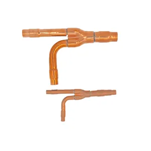 VRF VRV Air conditioning branch pipe refnet copper fitting y - type pipe joint kits