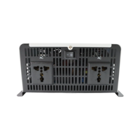 Inverter Gelombang Sinus Murni 5000W untuk Rumah, Konverter Tegangan DC ke AC dengan Layar LCD & 2 Stopkontak AC 12V/24V/48V/72V ke 110V 220V