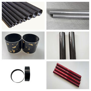 3k कार्बन फाइबर पाइप हल्के उच्च शक्ति अनुकूलित व्यास लंबाई कार्बन फाइबर ट्यूबिंग - Product Image 4