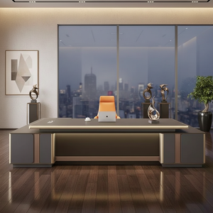 Set <span class=keywords><strong>di</strong></span> Mobili per Ufficio, Scrivania Classica <span class=keywords><strong>di</strong></span> Lusso e Regolabile per Lavorare Tutto il Giorno Senza Sentire Stanchezza - Product Image 1