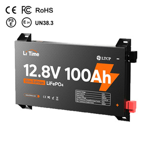 Ultra-Thin <b>12V</b> 100AH 1280WH Lithium Ion Semi-Solid State <b>Battery</b> Pack with IP65 - Product Image 1