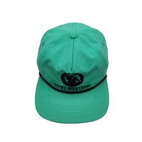 5 Panel Cap Custom Touw Hoed Nylon Ongestructureerde Hoed Nylon Snapback Nylon 5 Panel Hoeden