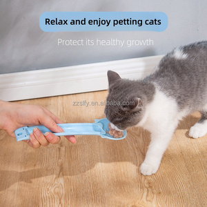 Cuchara de alimentación líquida de PP multifuncional <span class=keywords><strong>para</strong></span> mascotas, cuchara portátil <span class=keywords><strong>para</strong></span> aperitivos de gato, exprimidor de tiras <span class=keywords><strong>para</strong></span> gatos, suministros <span class=keywords><strong>para</strong></span> gatos - Product Image 3