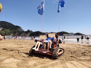 All Terrains Rubber <strong>Track</strong> Triangle System Wheelchair for Entertainment <strong>Walking</strong> in Sand - Product Image 2