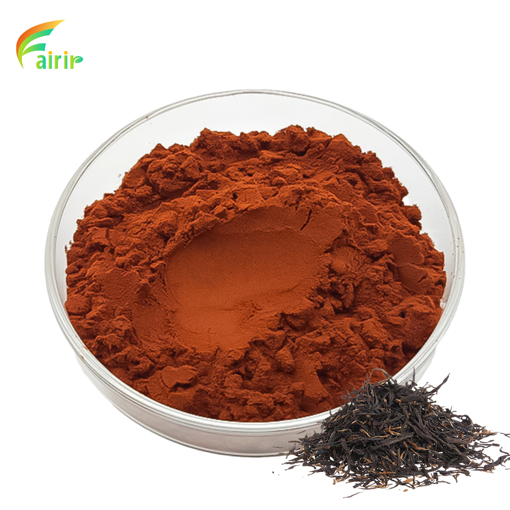Fairir Pure Natural Food Grade Theaflavin 6% Herbal Extract Powder Custom OEM Bottle Drum Glass Container