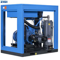 Meilleur prix 380V huile injectée Type électrique compresseur d'air à vis WEG IE4 moteur haute capacité 380V huile injectée refroidissement par Air petit