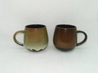 Tasse à café en céramique de style nordique, émaillée réactive, pour la maison, le restaurant, le thé du matin et de l'après-midi