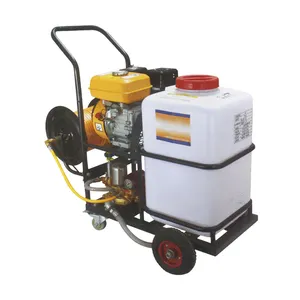 Agriculture orchard gasoline trolley battery powered power sprayer