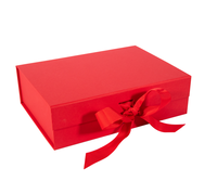 Caja de regalo de boda con logotipo personalizado de lujo, embalaje de fábrica, papel de cartón rígido, caja de regalo magnética negra mate plegable