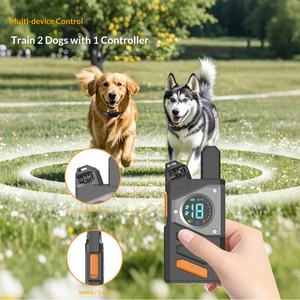 <span class=keywords><strong>Collar</strong></span> de Adiestramiento para Perros con Control Remoto de Larga Distancia, Material de PC, Función de Detención de Ladridos, 2 en 1, 2025 - Product Image 3