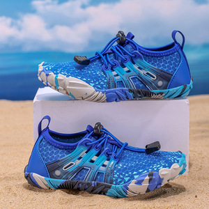 Chaussures d'eau pour hommes, maille respirante, pour l'extérieur, pour la randonnée en rivière, toutes saisons, bout fermé, semelle en caoutchouc, taille 27-40 - Product Image 3