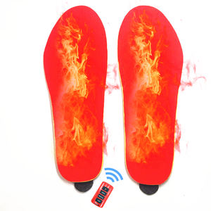 Plantillas calefactoras <span class=keywords><strong>de</strong></span> pie <span class=keywords><strong>de</strong></span> invierno con mando a distancia inalámbrico personalizables al por mayor plantillas moldeables <span class=keywords><strong>de</strong></span> calor ajustables informales <span class=keywords><strong>de</strong></span> negocios Rojas - Product Image 1