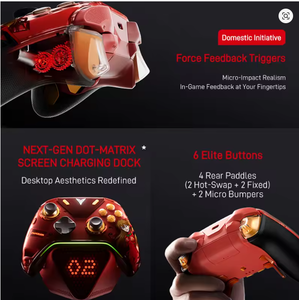 คอนโทรลเลอร์เกมไร้สาย Flydigi <span class=keywords><strong>APEX</strong></span> 5 EVA รุ่น Co-branded สำหรับ PC/<span class=keywords><strong>Switch</strong></span>/โทรศัพท์/ทีวี/แท็บเล็ต - รุ่นสากล - Product Image 5