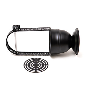 Cesta metálica portátil para shisha con iluminación LED, soporte para carbón <span class=keywords><strong>y</strong></span> <span class=keywords><strong>accesorios</strong></span>, de hierro esmerilado, al por mayor - Product Image 3