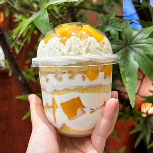 Tùy Chỉnh Dùng Một Lần Ice Cream <span class=keywords><strong>Cup</strong></span> 240Ml 3600Ml 490Ml 640Ml 95 Tầm Cỡ U Hình Nhựa Boba Cốc Tráng Miệng Bánh <span class=keywords><strong>Cup</strong></span> Với Dome Nắp - Product Image 3