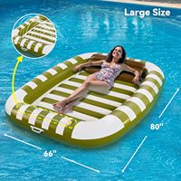 Lit flottant gonflable en PVC pour piscine, chaise longue de piscine pour adultes, matelas aquatique avec dossier pour bronzer en extérieur, baignoire de jardin
