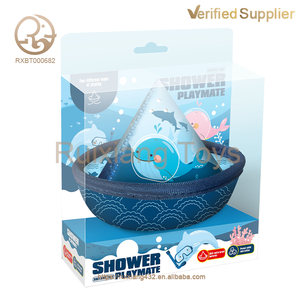 Fourniture d'usine Bateau Flottant Étanche Double Taille Baignoire Bébés Bain Infantile Deluxe Bébé <span class=keywords><strong>Baigneur</strong></span> Enfants Douche Jouets - Product Image 5