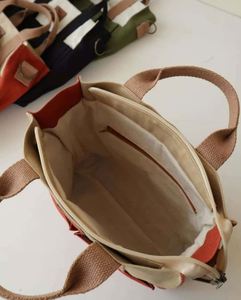 New <b>Canvas</b> Shoulder Crossbody Small Mini <b>Canvas</b> <b>Tote</b> Bag with Custom Logo - Product Image 3