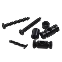 Vis de retenue de cordes de guitare en cuivre/acier au carbone, finition noire, métriques, pour guitare électrique (OEM/ODM)
