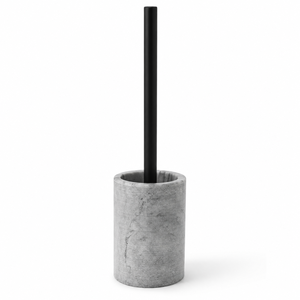 Elegant Grey Marble 4-Piece Bathroom Accessories Set, Natural <b>Light</b> Grey Stone Soap Dispenser, <b>Light</b> Grey Marble 4-Piece Set - Product Image 6