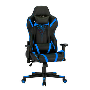 Chaise de jeu ergonomique moderne en cuir, fauteuil inclinable réglable en hauteur, base en nylon, <span class=keywords><strong>Scorpion</strong></span>, vérin à gaz à 3 étages - Product Image 3