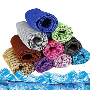 Tragbare kalte Hand Fitness Yoga Sport Eis Cool Handtuch Trocken Outdoor Gym Sublimation Benutzer definierte Sofort kühlt uch