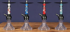 Clear Glass <b>Hookah</b> Modern Metal Stem Tobacco <b>Pipe</b> Bowl Accessory for Lounge and Party - Product Image 3