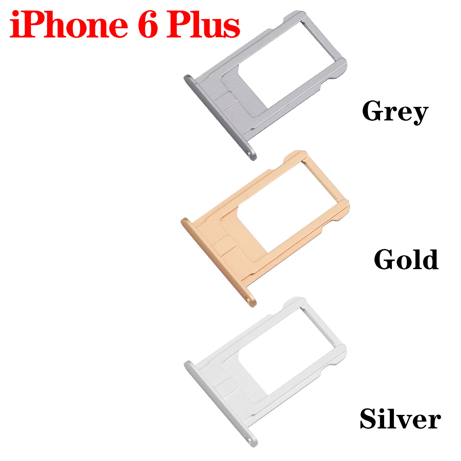 Sim Card Holder Tray Slot Replacement for iPhone Plus 6P