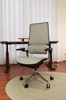 Nouvelle chaise ergonomique en maille monobloc élégante pour mobilier commercial, prix d'usine
