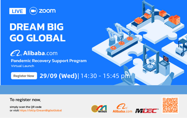 Alibaba.com Malaysia Pandemic Recovery Program Online Launch Summit