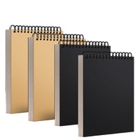 Carnet de croquis personnalisé grand format à spirale, couverture en kraft, bloc de dessin vierge pour artistes, étudiants et fournitures artistiques