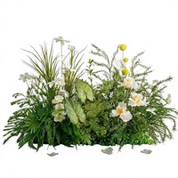 Bruidsboeket van kunstmatige plastic bloemen, bosstijl, decoratie voor gangpaden, afstudeerbaan, verjaardagsfeest, locatie voor evenementen