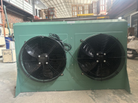 Condenseur de type H pour entrepôt frigorifique, moteur à deux ventilateurs, haute efficacité, tube à rainures internes FNH-100 100 ㎡   Surface de transfert de chaleur pour chambre froide