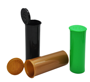 Bouteilles en plastique personnalisables imprimées à l'écran POP 6DR 9DR 13DR 19DR 30DR, contenants hermétiques résistants aux enfants pour pilules médicinales et produits secs - Product Image 2