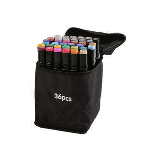 Marqueurs d'art permanents à double pointe à base d'alcool, 168 couleurs complètes, pour le dessin et le croquis, avec emballage plastique pour le papier - Product Image 1