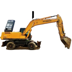 รถขุดไฮดรอลิก Hyundai 210W-7 มือสอง ประสิทธิภาพสูง กำลังแรง พร้อมมอเตอร์เกียร์และปั๊ม 21 ตัน 20 ตัน ผลิตในเกาหลี ได้รับการรับรองมาตรฐาน CE - Product Image 1
