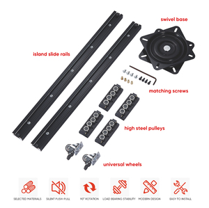Système <span class=keywords><strong>de</strong></span> <span class=keywords><strong>table</strong></span> pivotante coulissante à 90 degrés Temax DB5016T, accessoires <span class=keywords><strong>de</strong></span> meubles - Product Image 2