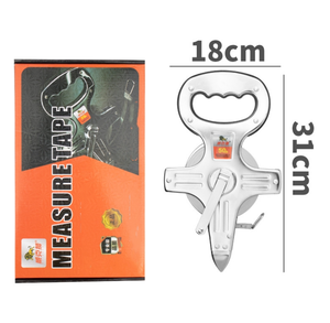 Chất lượng cao tay thép không gỉ cai trị công cụ đo lường giá rẻ 30m/50m/100M khung thép Băng biện pháp xách tay thép Băng biện pháp - Product Image 1