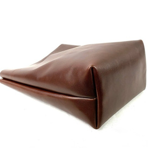 2021 New Arrival: Custom <b>Leather</b> Handbag, Large Capacity, Unisex Casual <b>Bag</b>, Japanese Style Solid Color Shopping <b>Bag</b> - Product Image 2